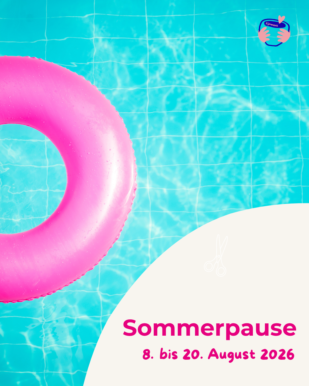 SOMMERPAUSE BIS 20. AUGUST