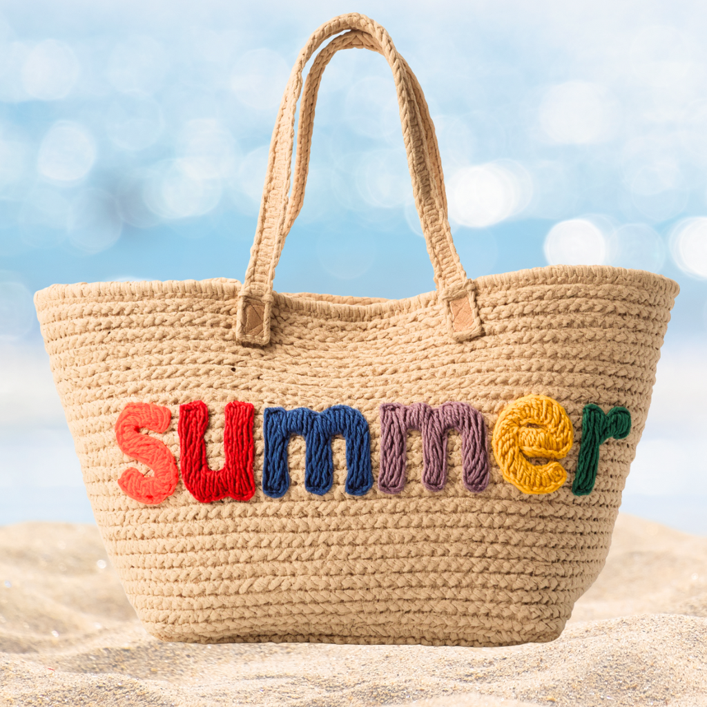 Sommerspecial: Beach Bag | Einkaufskorb besticken