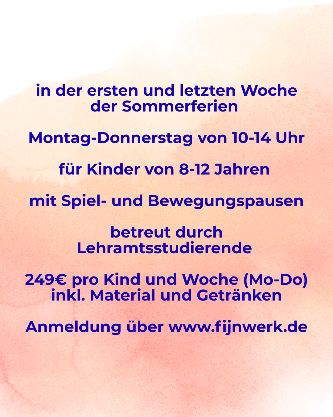 Kreativcamp in den Sommerferien (Kids von 8-12)