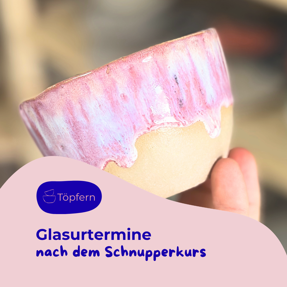 Glasurtermin nach Töpferkurs