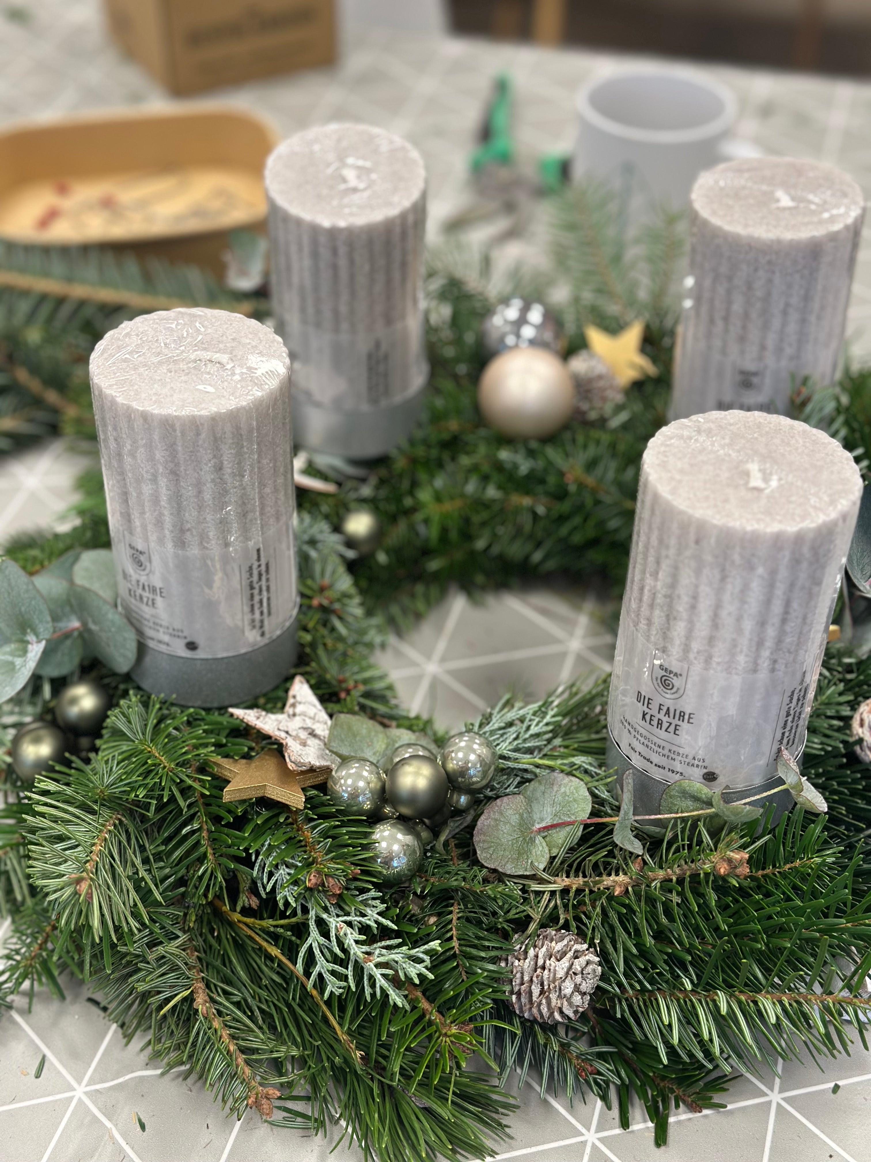 Adventskranz-Workshops 2026