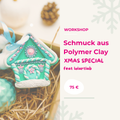 Weihnachtlicher Polymer Clay Workshop feat lolartlab